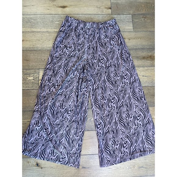 Zelie For She Sedona Leisure Wide Leg Pants Zebra Women's Size 2X - Picture 2 of 7